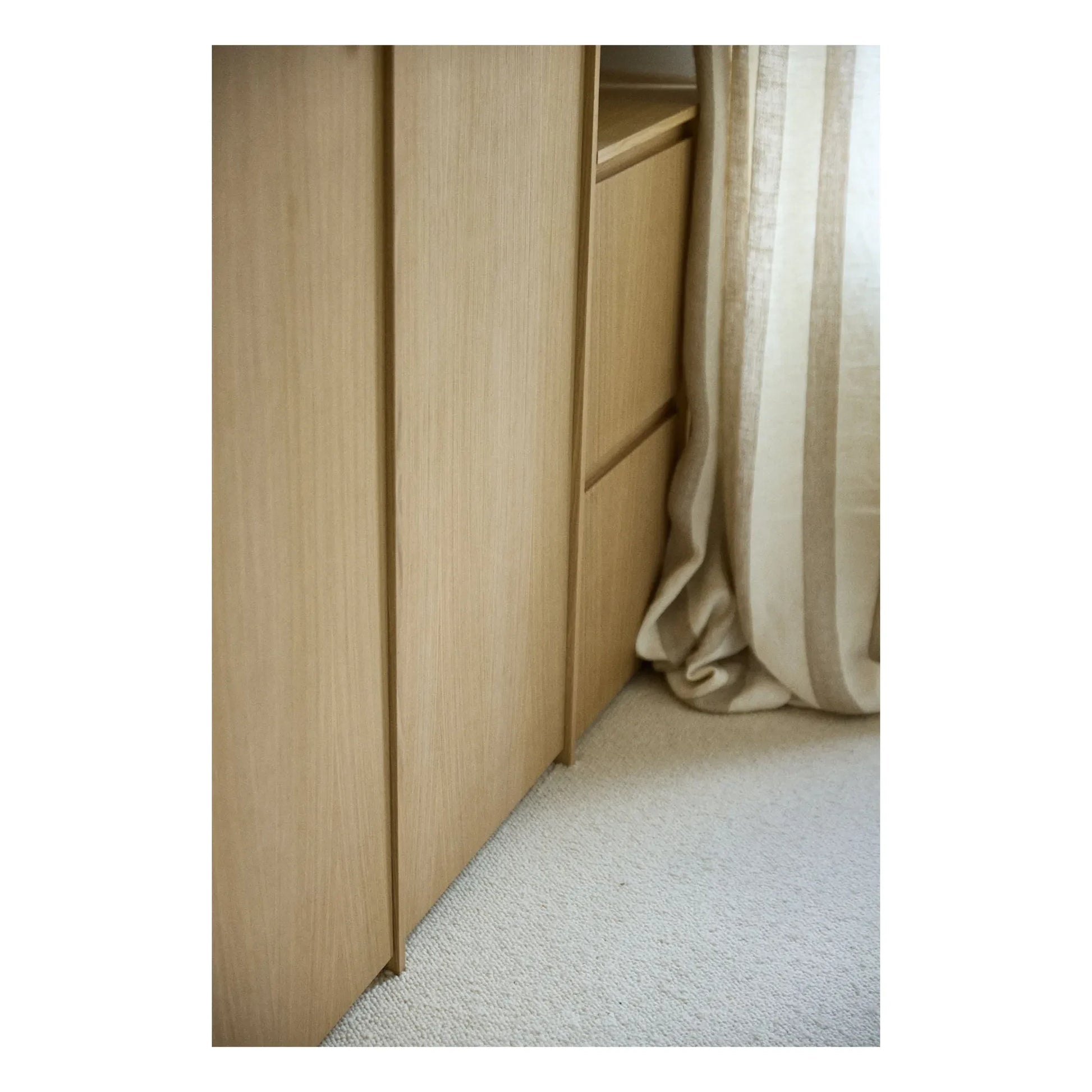 Gabrielle Paris - Bastide washed linen curtain | Terracotta