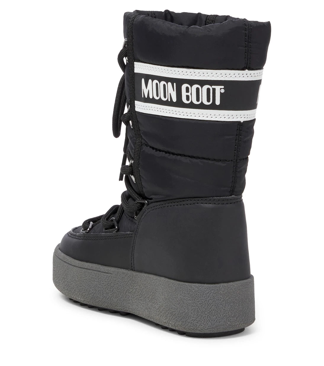 Moon Boot Kids - Icon faux leather-trimmed snow boots