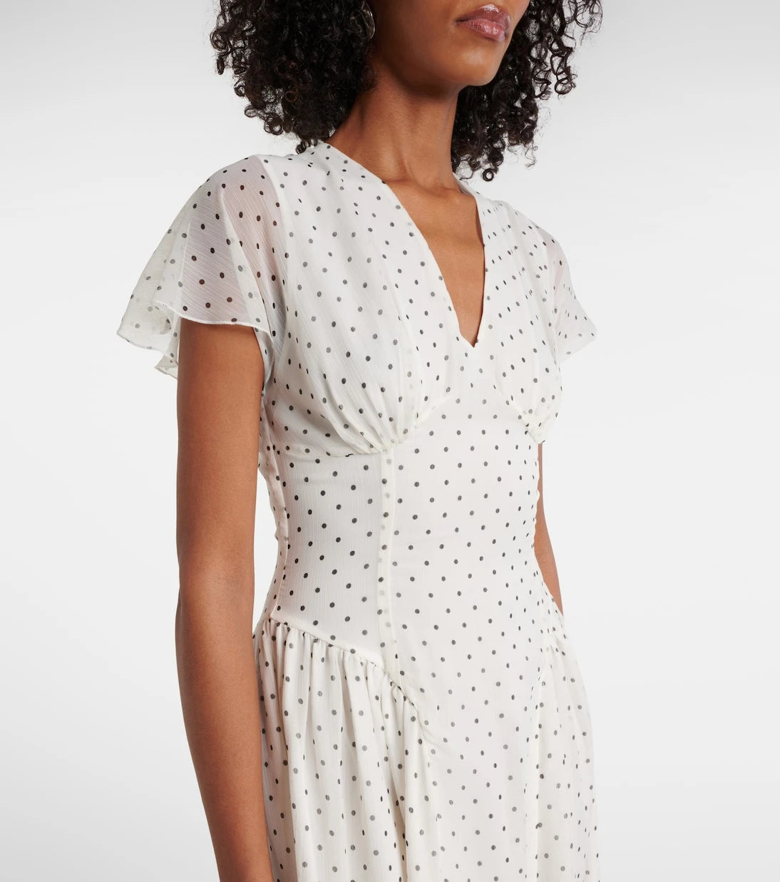 Rotate - Polka-dot midi dress