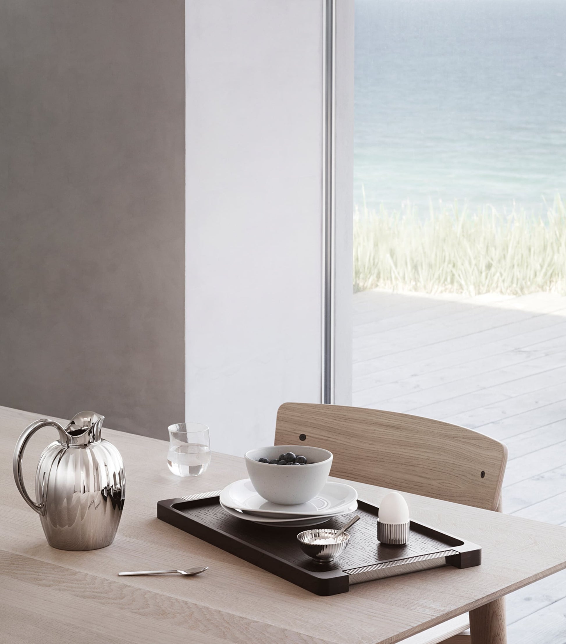 Georg Jensen Bernadotte Serving Tray (46cm x 28cm)