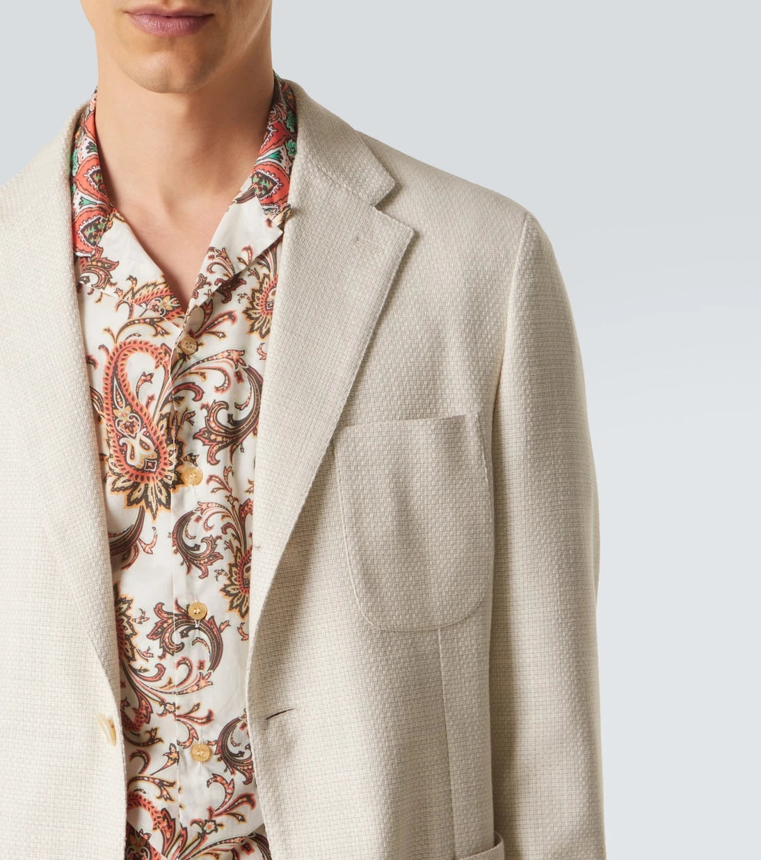 Etro - Pamuk ve yün blazer