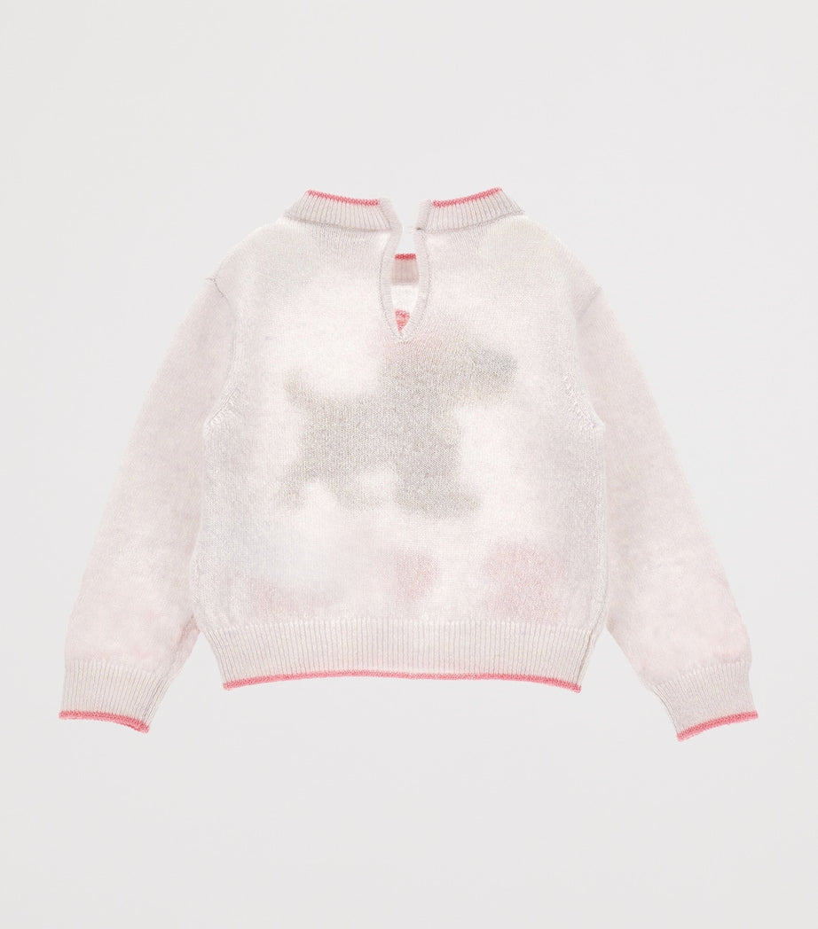 Cotton-Wool Intarsia Dog Sweater (6-36 Months)