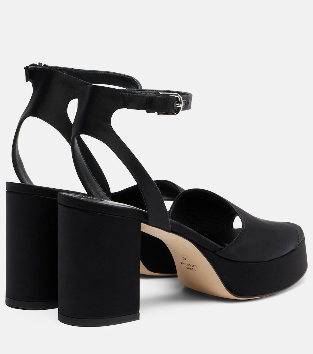 Toteme - Satin platform sandals