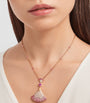 Rose Gold, Diamond, Sapphire and Ruby Divas' Dream Necklace