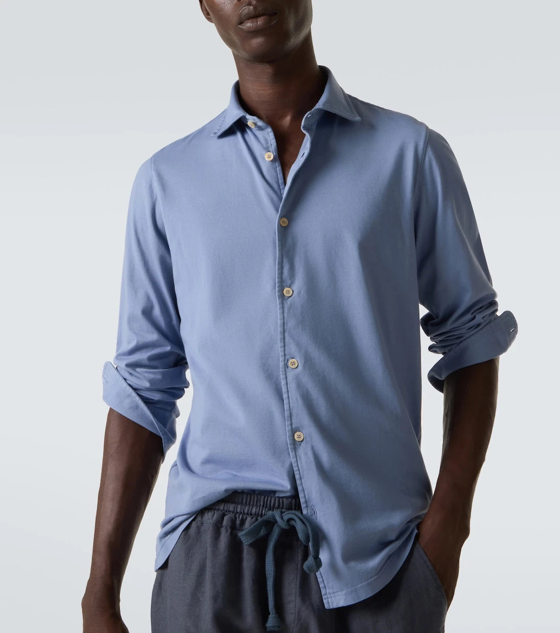 Fedeli - Jason cotton jersey shirt