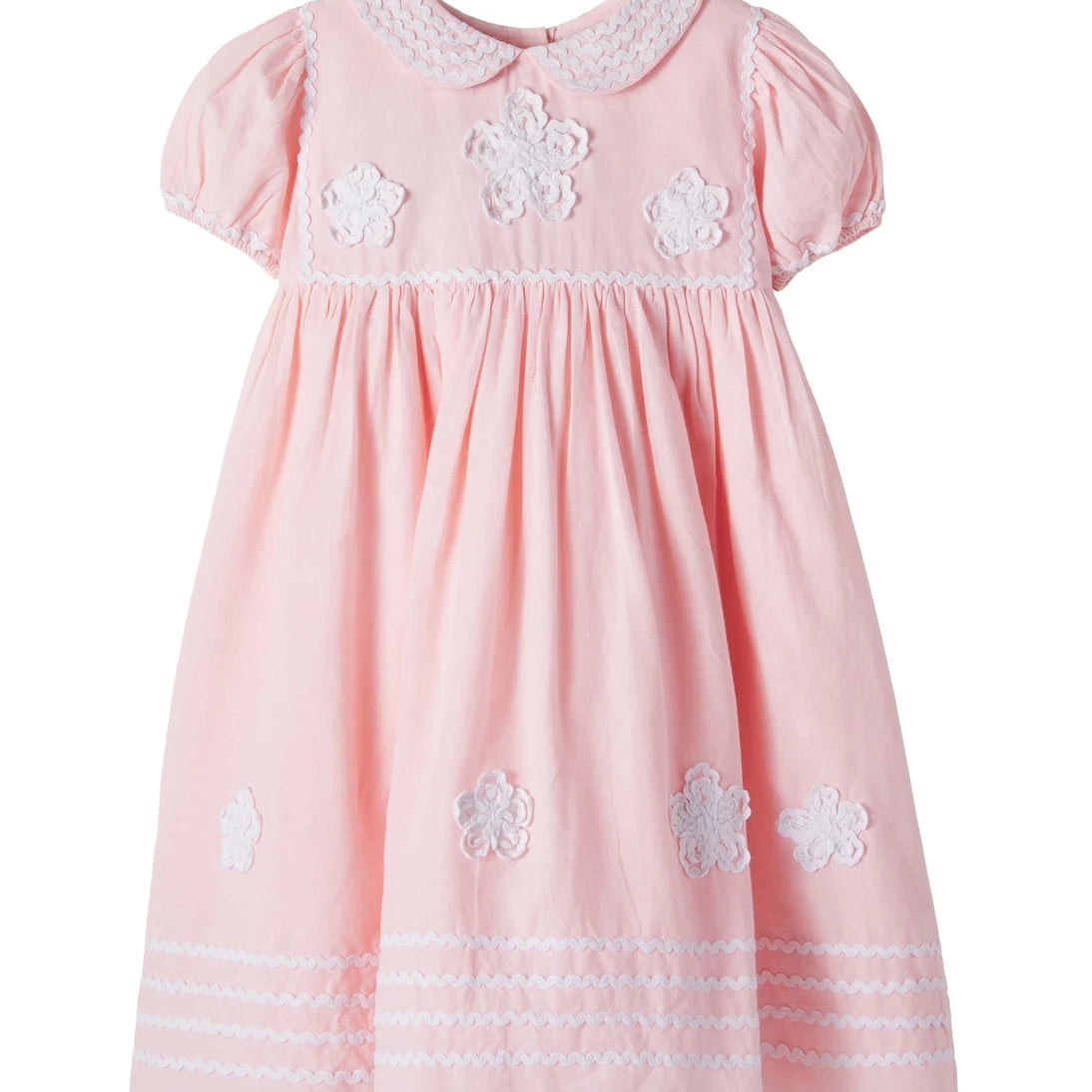 Bebe Organic - Lucy embroidered cotton-blend dress