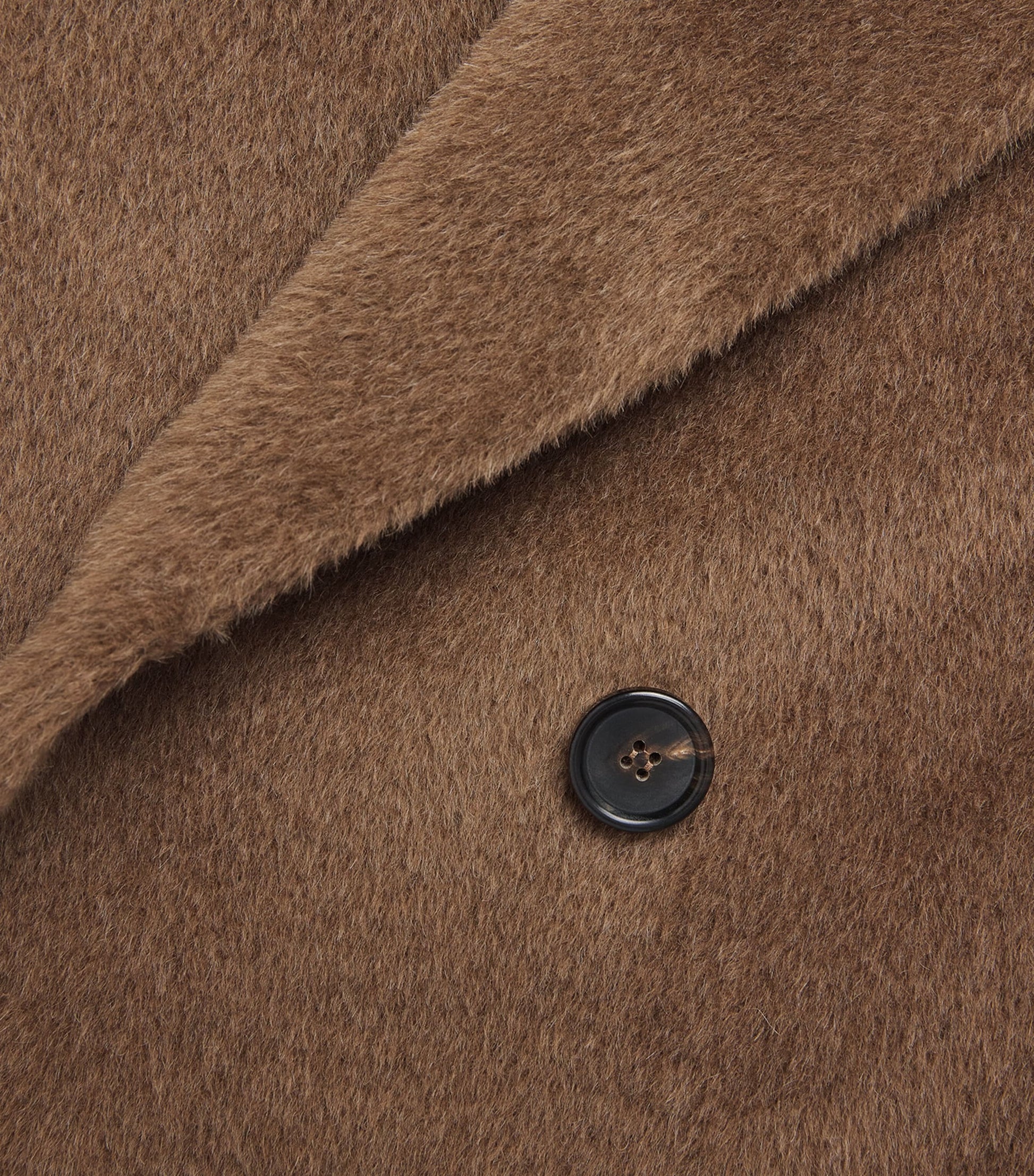 Beige Wool Pea Coat