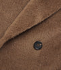 Beige Wool Pea Coat