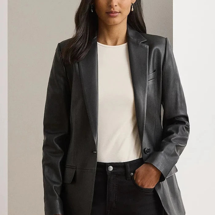 Lauren Ralph Lauren Kadın Deri Ceket