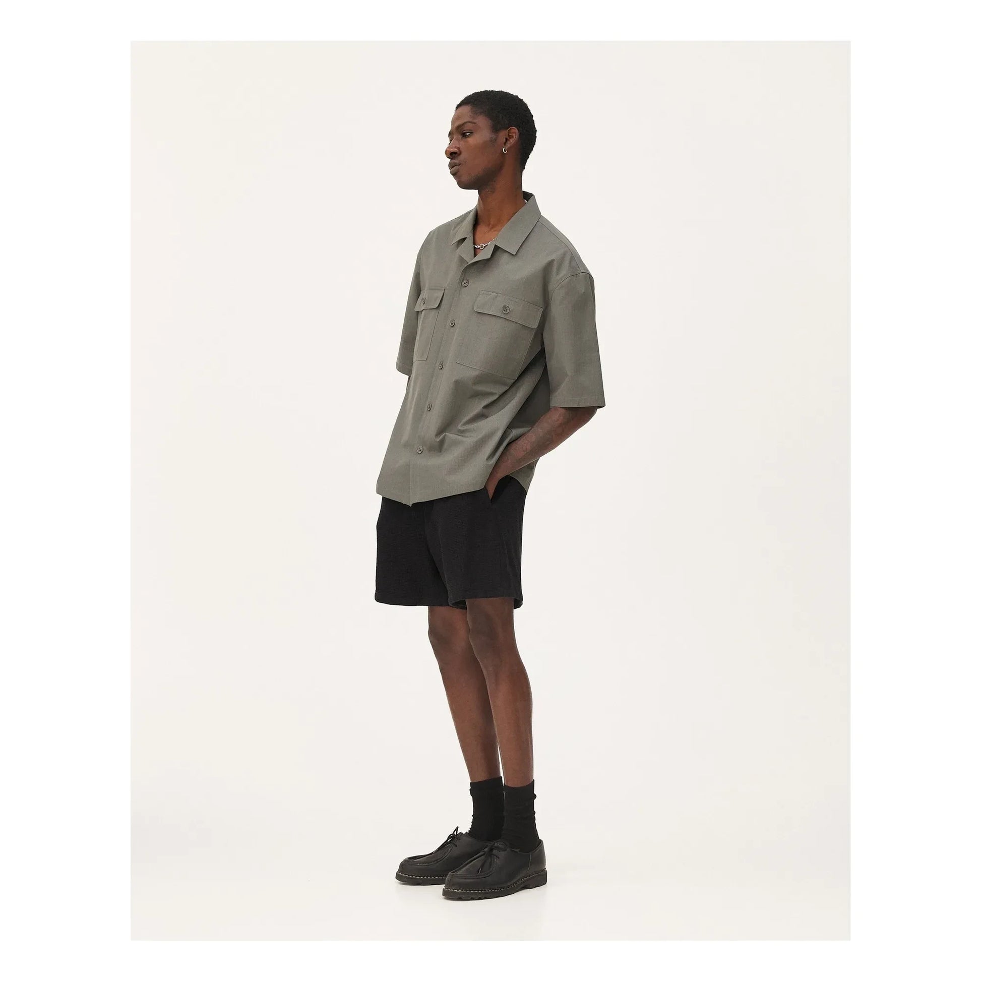 Noyoco - Borneo organic cotton shirt | Khaki
