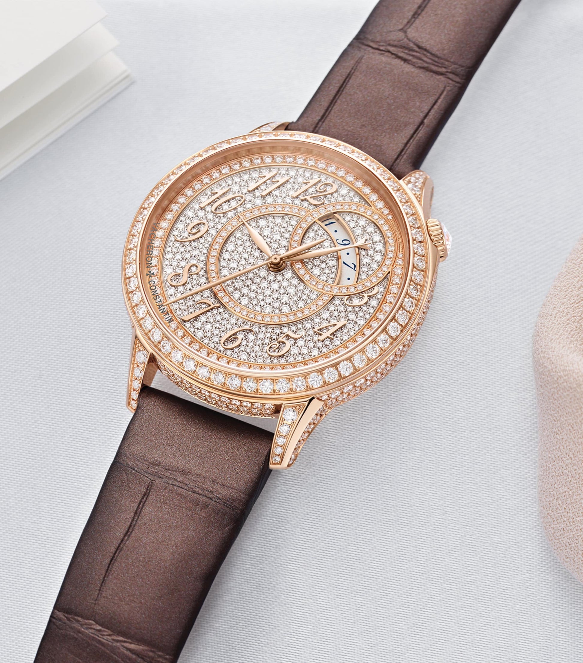 Rose Gold and Diamond Egérie Watch 35mm