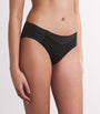 Chantelle Black Lace-Detail Norah Briefs