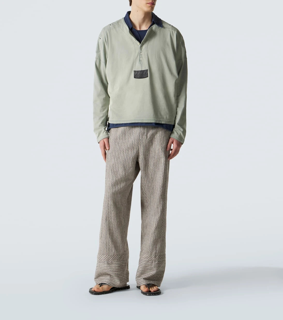 Kiko Kostadinov - Sargo cotton Henley shirt