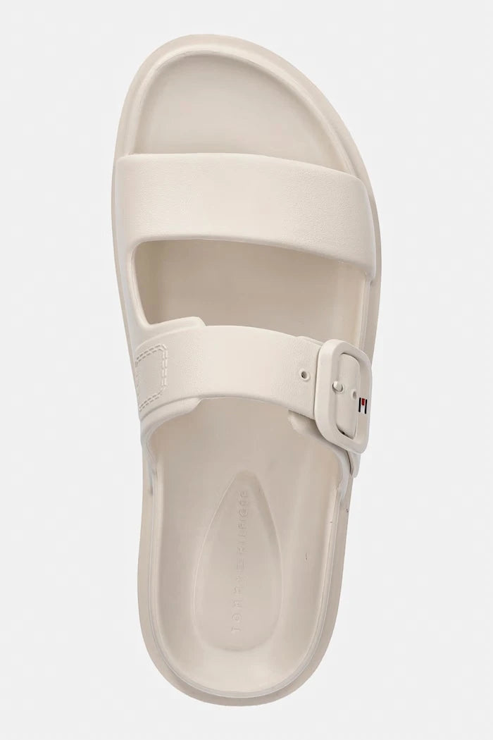 Tommy Hilfiger Kadın Terlik TH LIGHT DOUBLE STRAP SANDAL