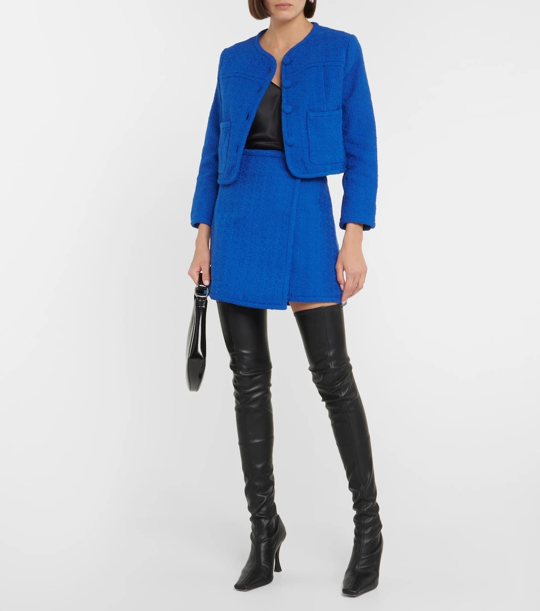 Proenza Schouler - تنورة قطنية ملتفة من مجموعة White Label