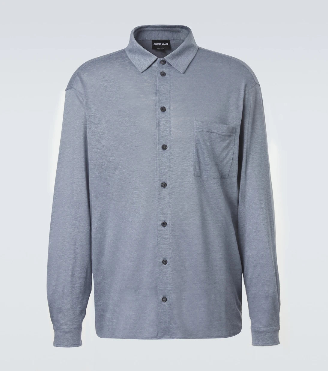 Giorgio Armani - Linen jersey shirt