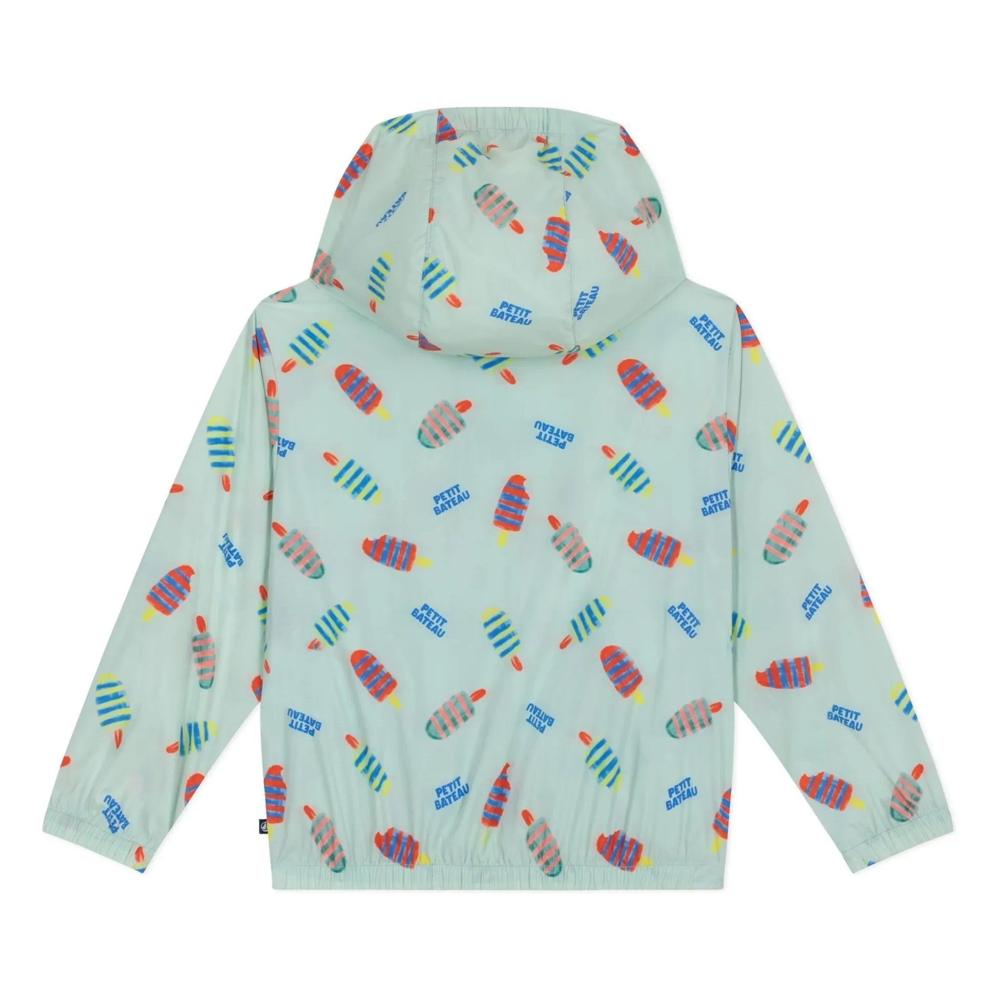 Petit Bateau - Flowered Windbreaker | White