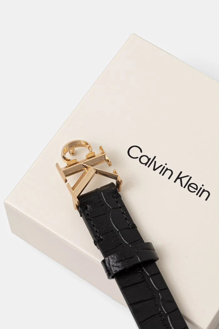 Calvin Klein kadın deri kemer