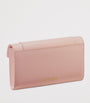 Pink Leather Serpenti Forever Long Wallet