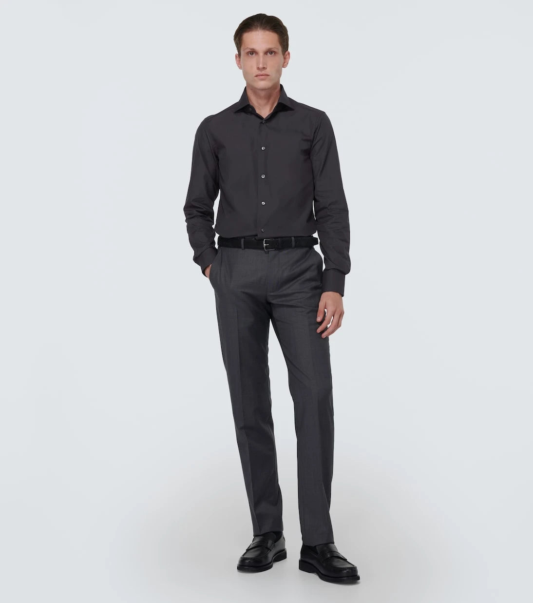 Zegna - قميص قطني