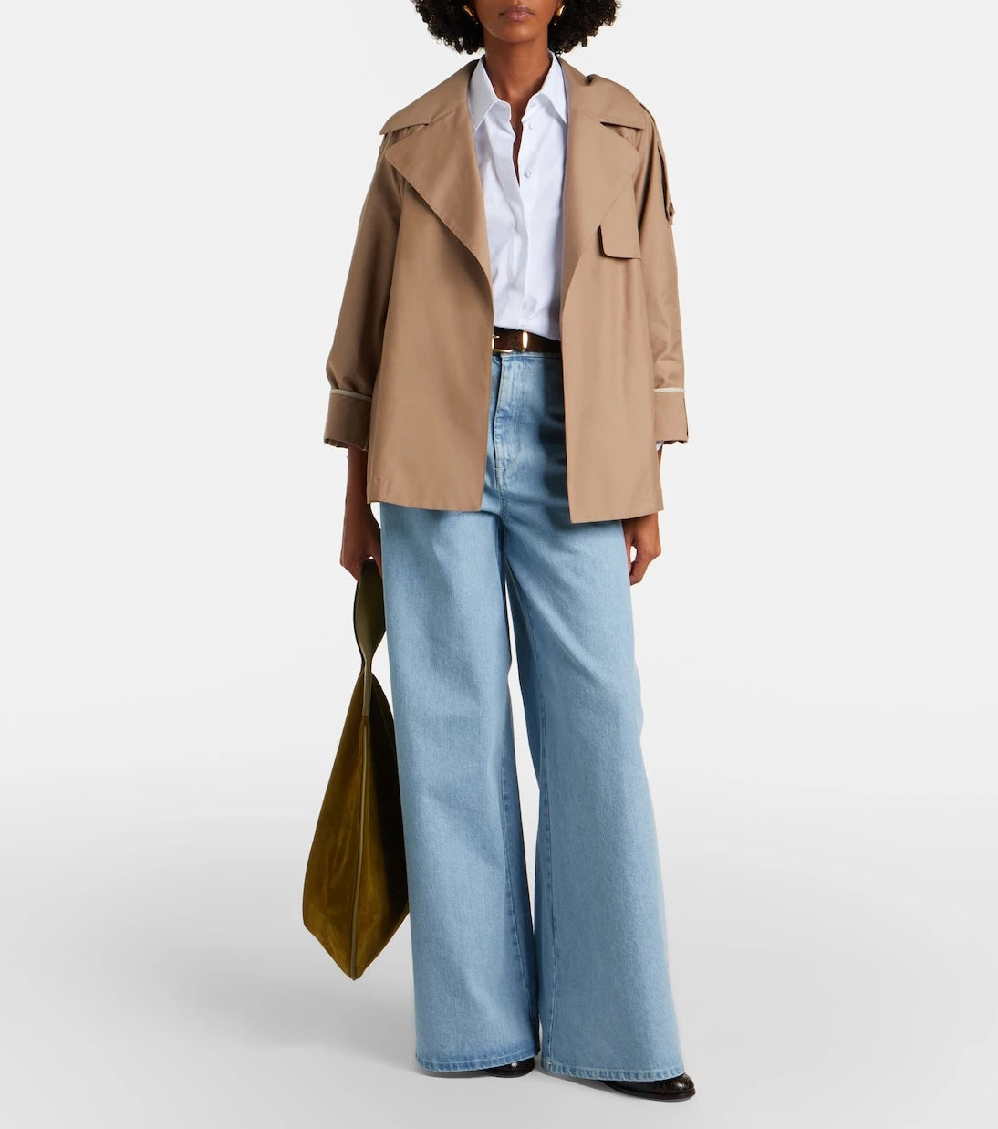 Max Mara - Clara cotton-blend gabardine trench coat