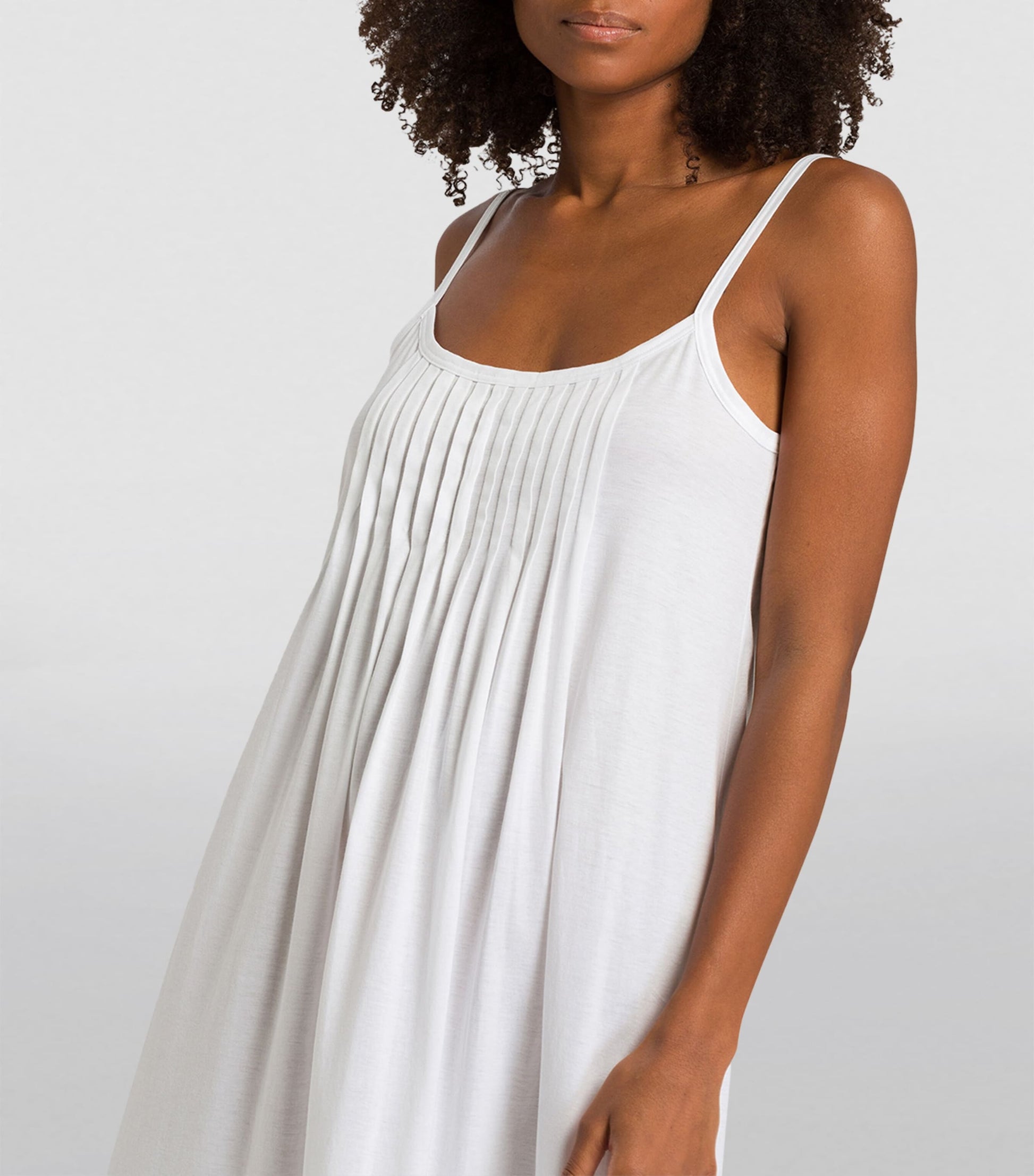White Cotton Juliet Long Chemise