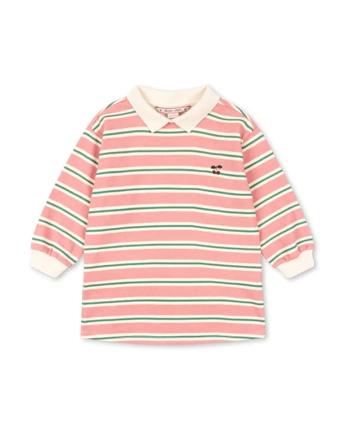 Konges Sløjd SPOTTY LS DRESS GOTS Pamuk Çocuk Elbisesi