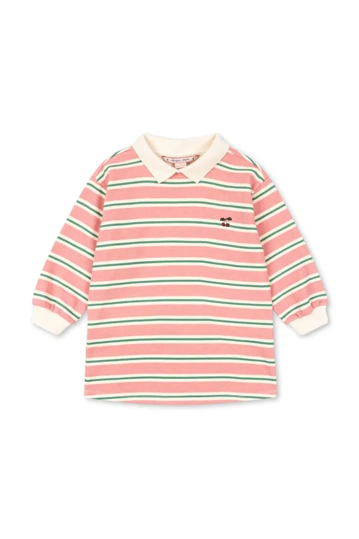Konges Sløjd SPOTTY LS DRESS GOTS Pamuk Çocuk Elbisesi