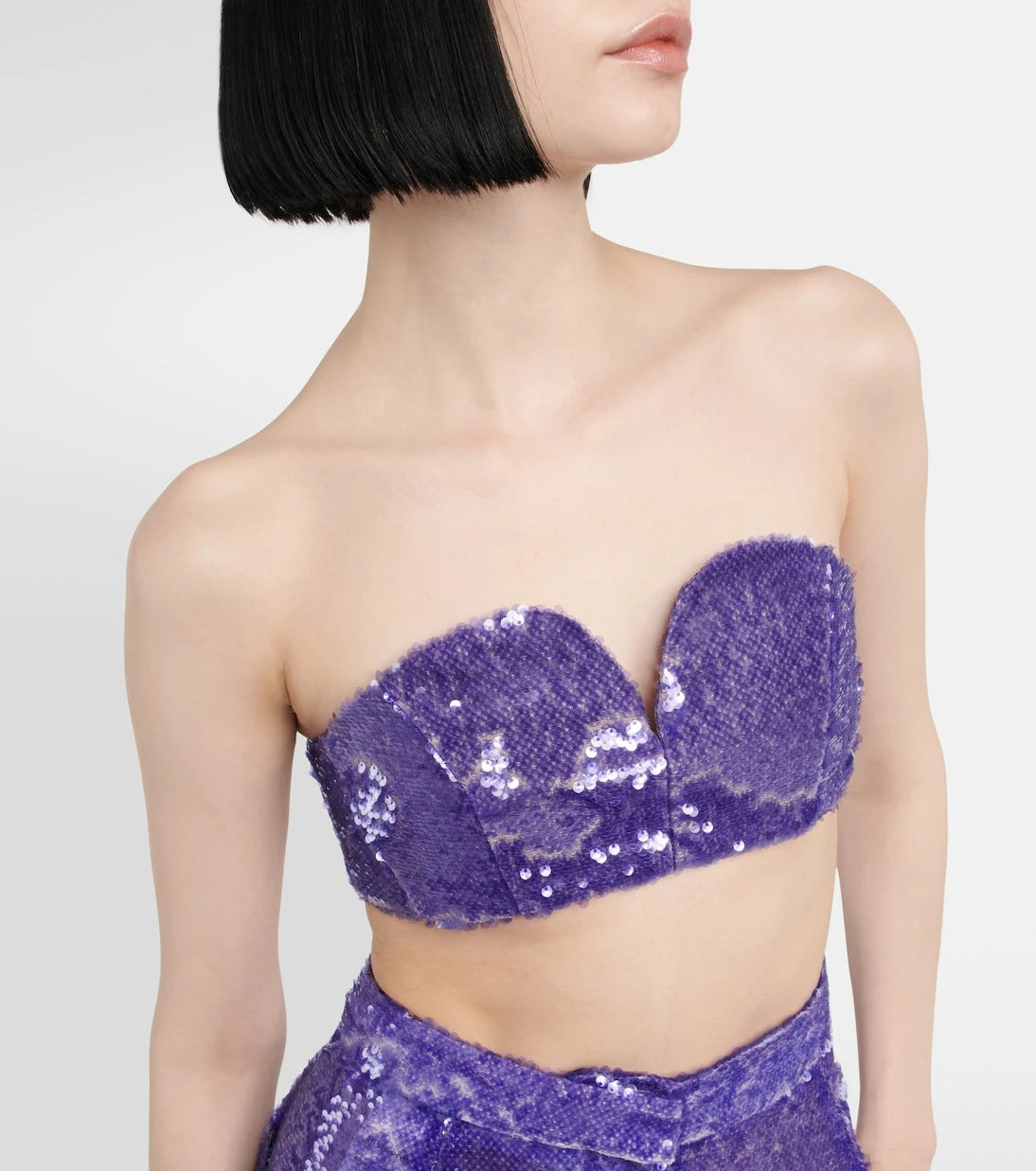 Blazé Milano - Clyde sequined bandeau bra