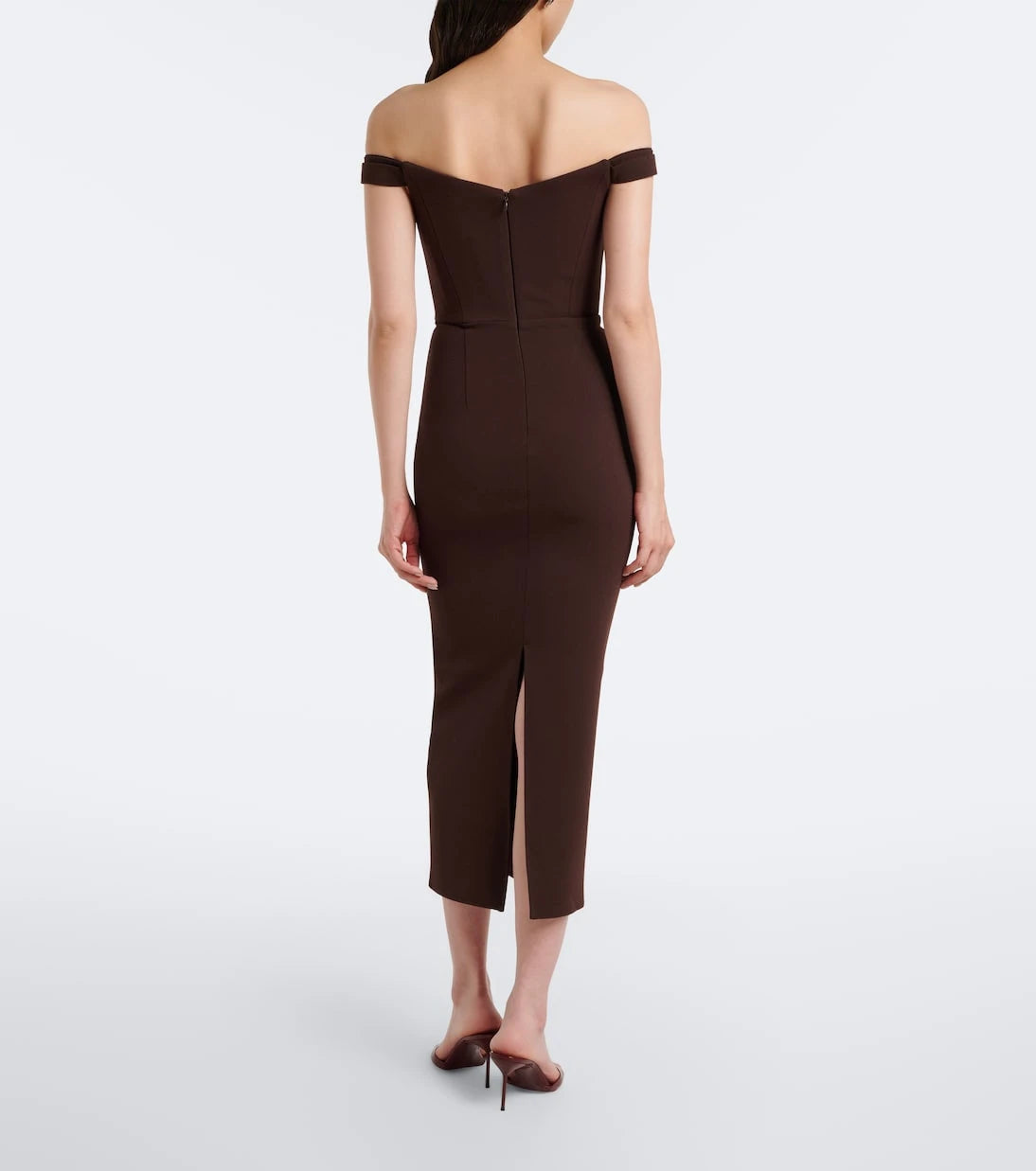 Alex Perry - Off-shoulder midi dress