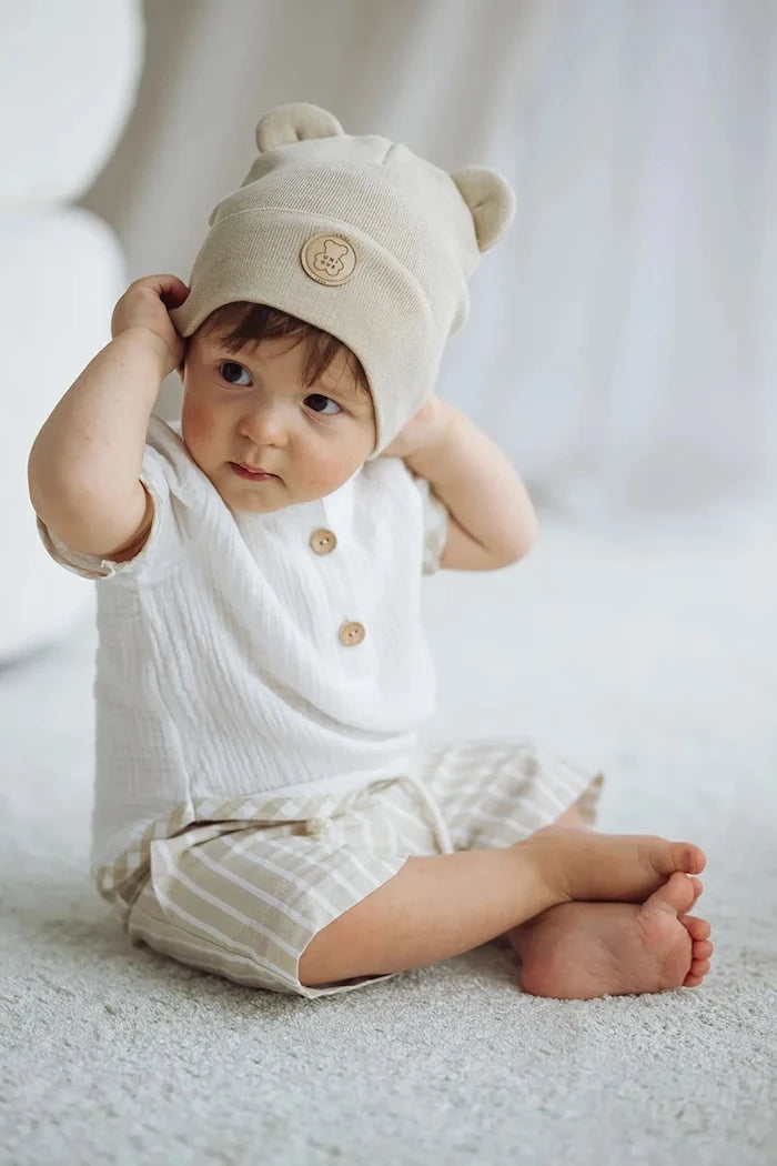 Jamiks шапка beanie за деца от памук VINCENTS