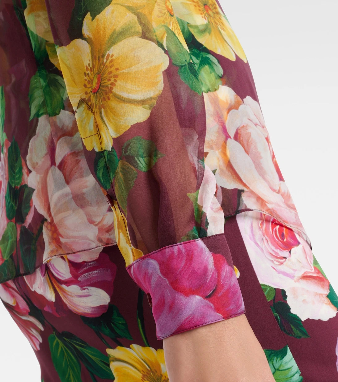 Dolce&Gabbana - Printed silk chiffon blouse