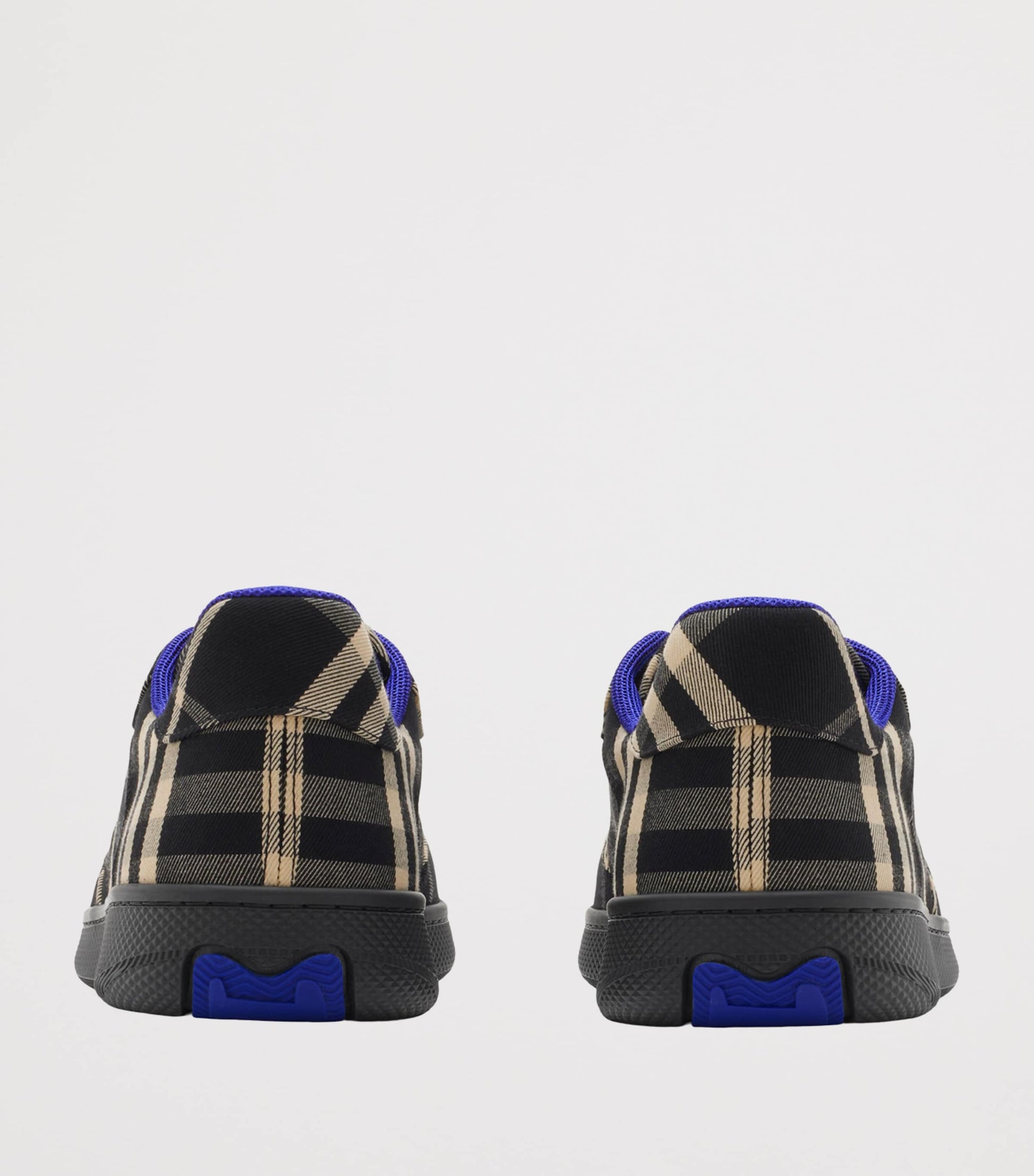 Burberry Black Check Terrace Sneakers