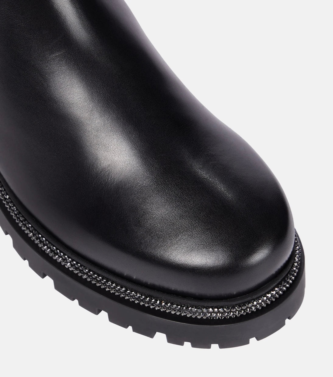 Rene Caovilla - Cleo embellished leather Chelsea boots