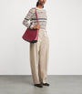 Weekend Max Mara White Wool-Alpaca-Blend Jacquard Sweater