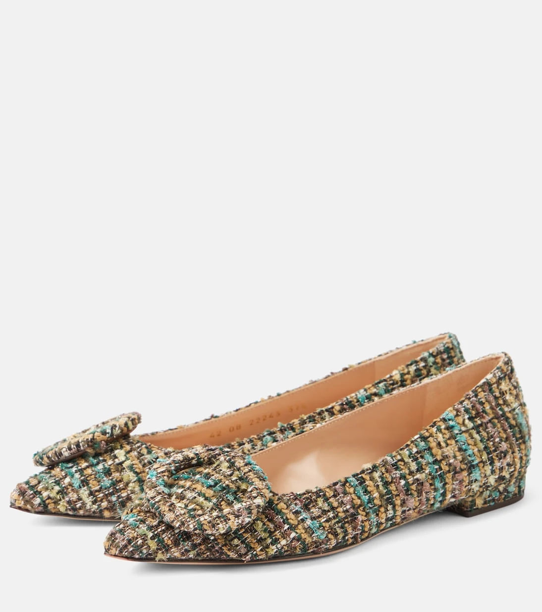 Gianvito Rossi - Venezia bouclé ballet flats