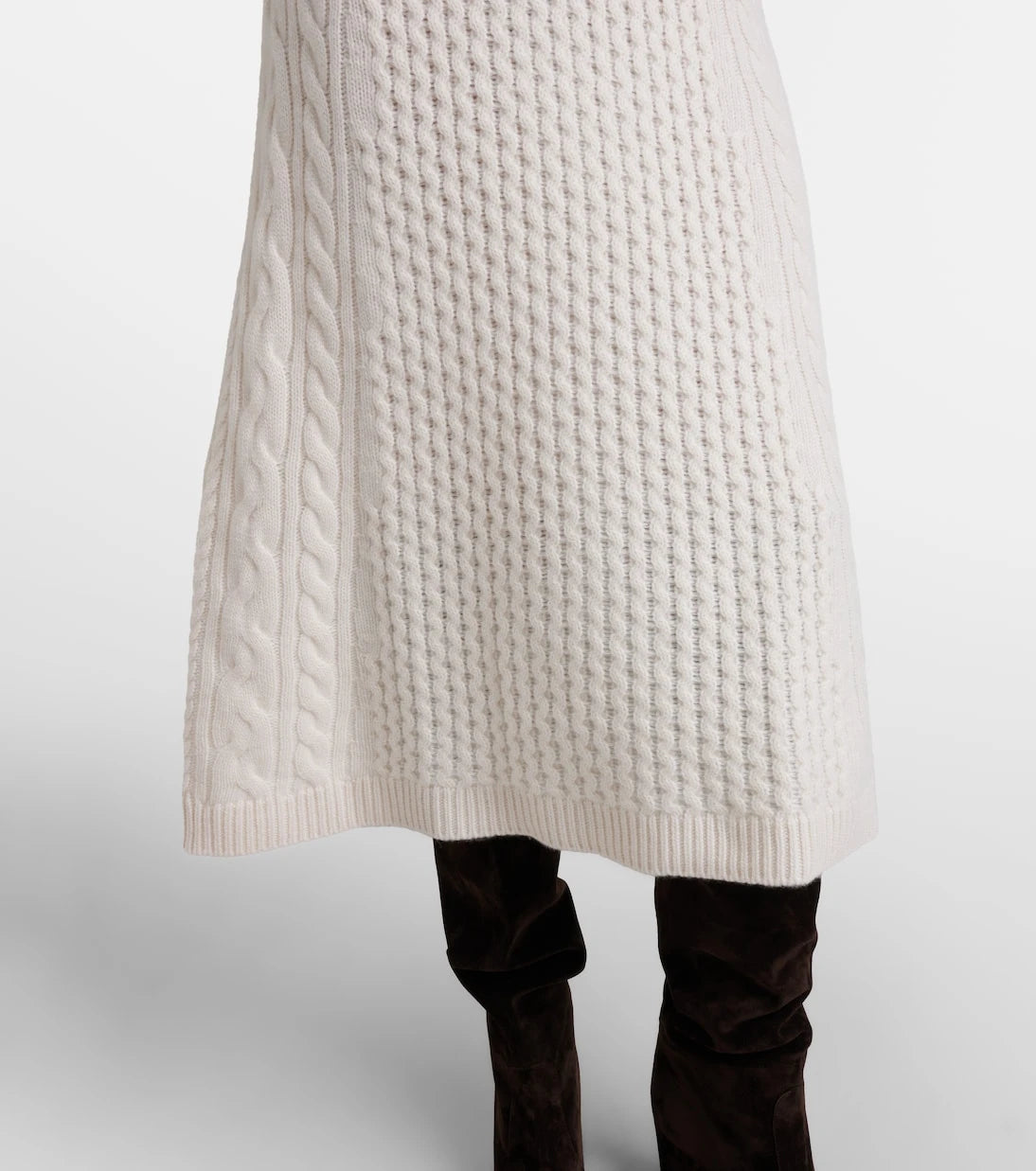 Lisa Yang - Nyla cable-knit cashmere maxi dress