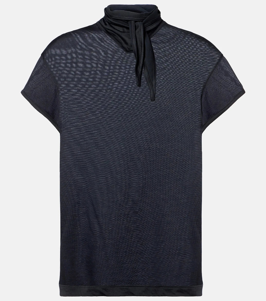 Lemaire - Scarf-detail jersey top