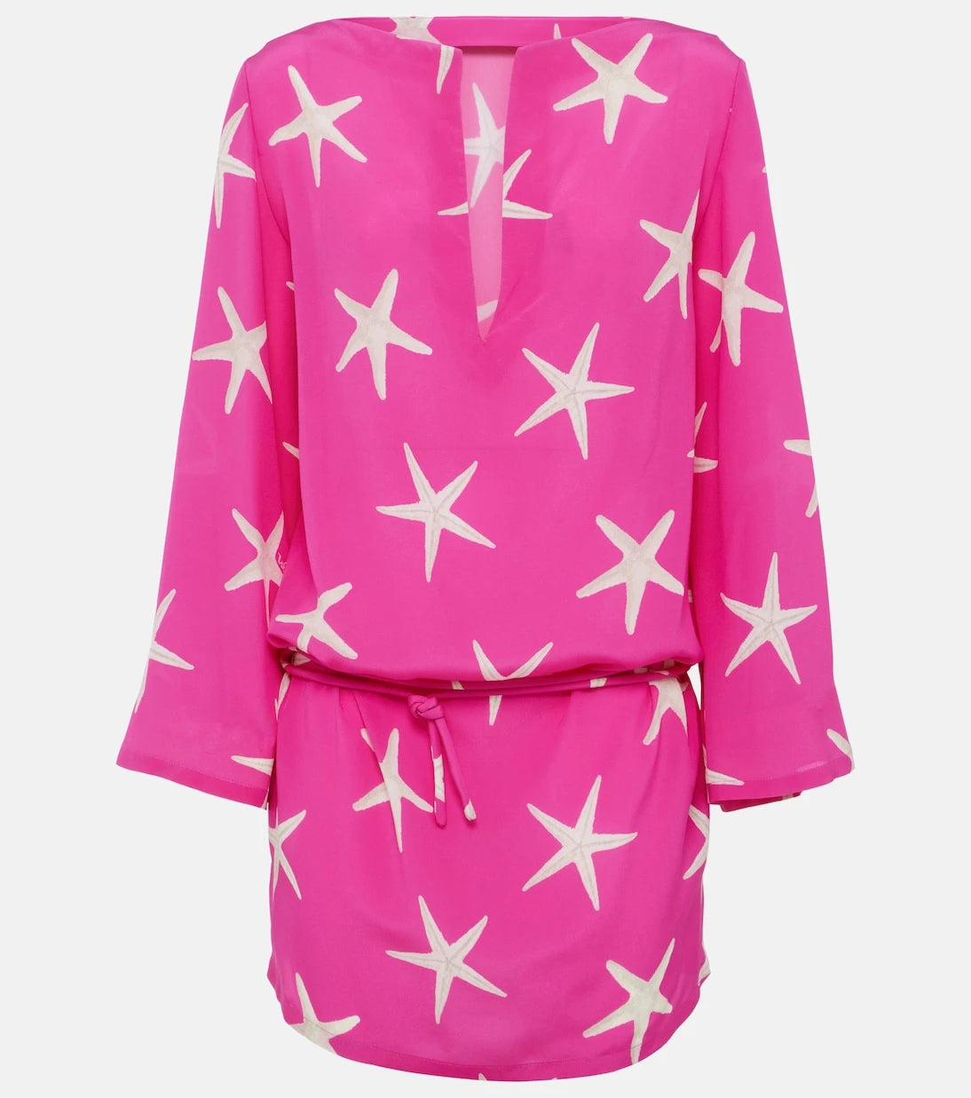 Valentino - Printed silk minidress