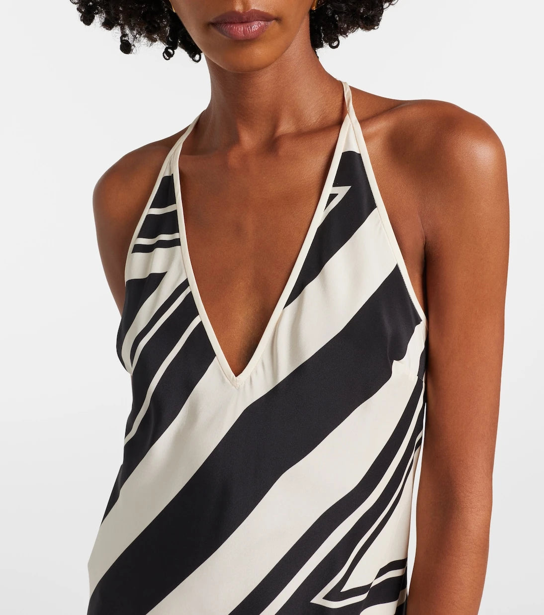 SIR - Pietra printed silk crêpe maxi dress