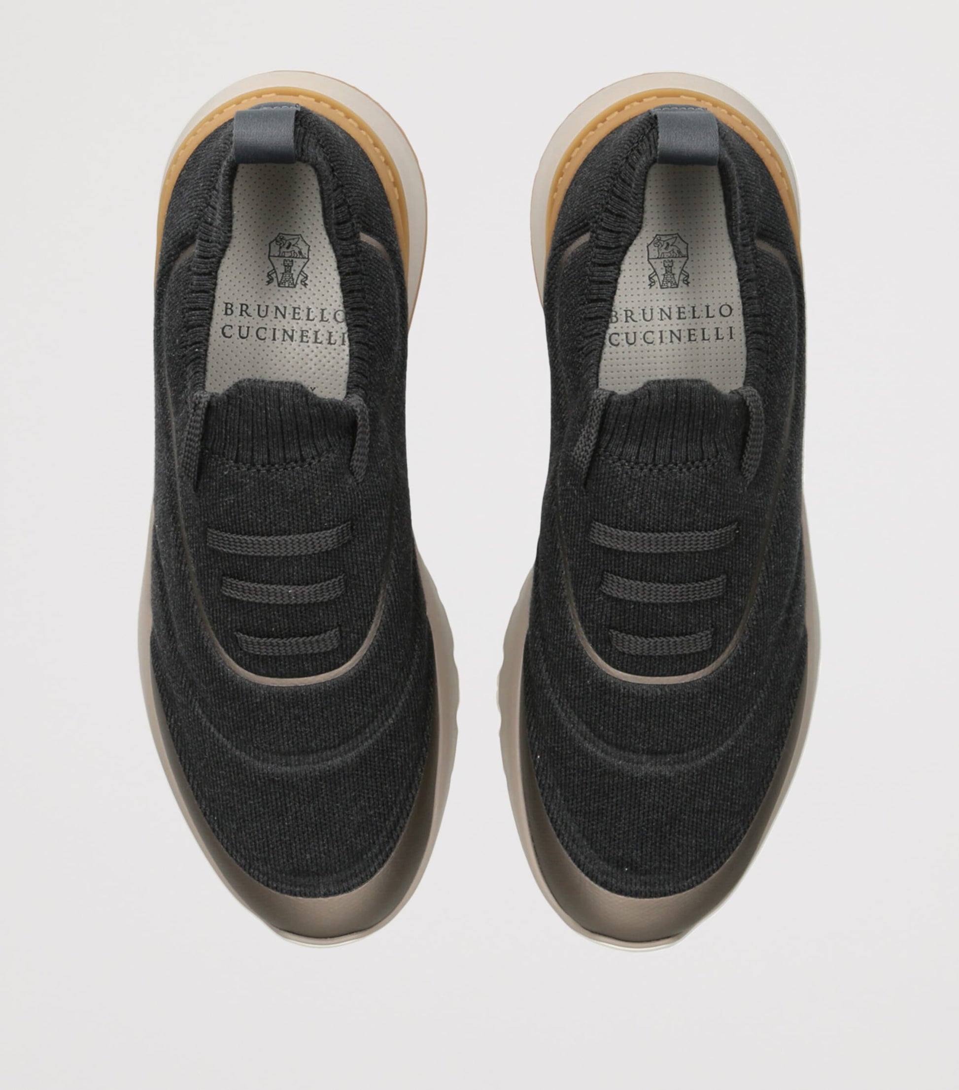 Cotton Knitted Runner Sneakers