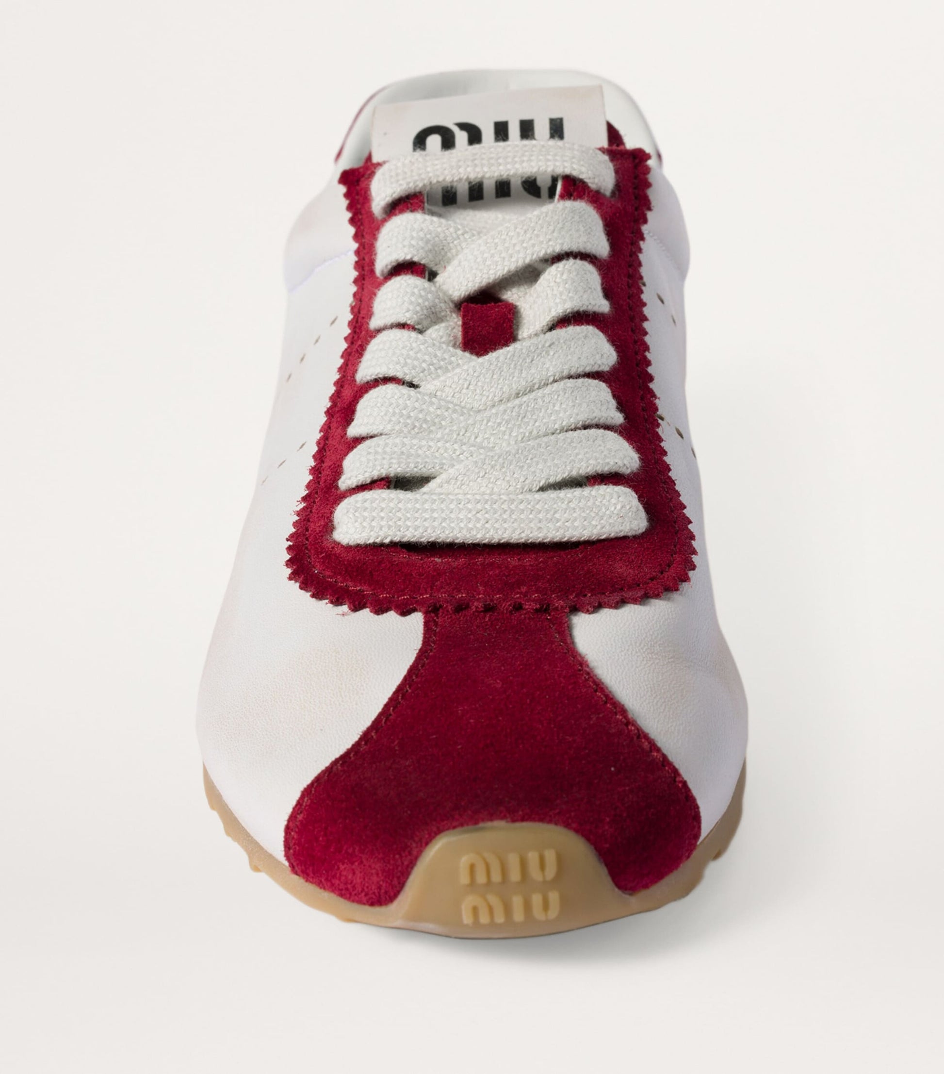 Leather Plume Sneakers