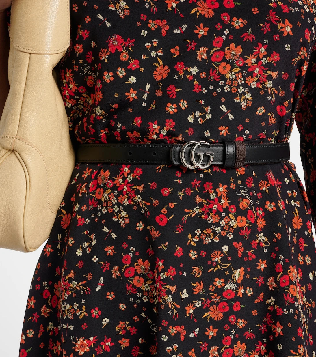 Gucci - GG Marmont reversible canvas belt