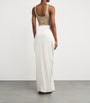 Stella McCartney Ivory Satin Crystal Maxi Dress