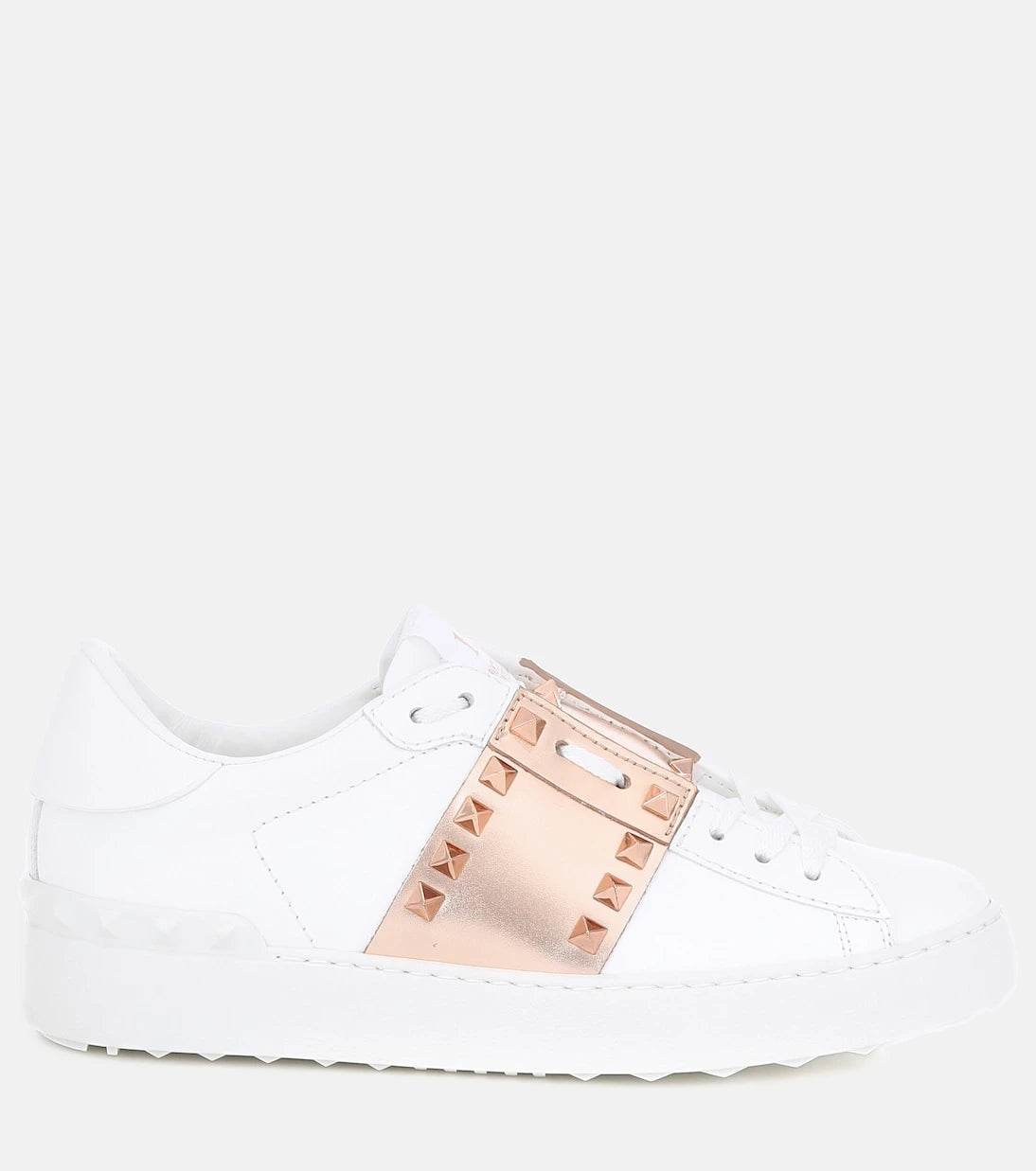 Valentino Garavani - Rockstud Untitled leather sneakers