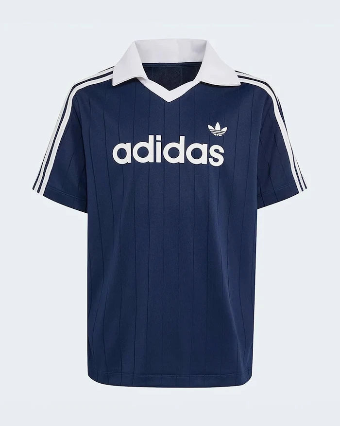 adidas Originals тениска с яка за деца