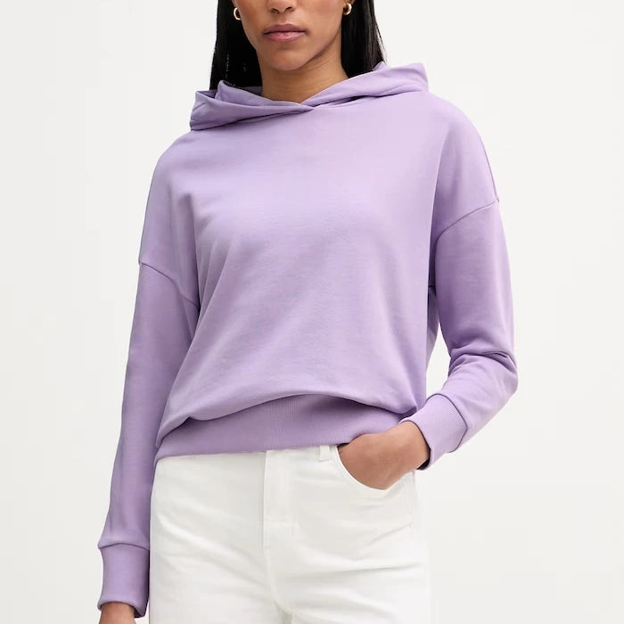 Marc O'Polo kadın pamuklu kapüşonlu sweatshirt