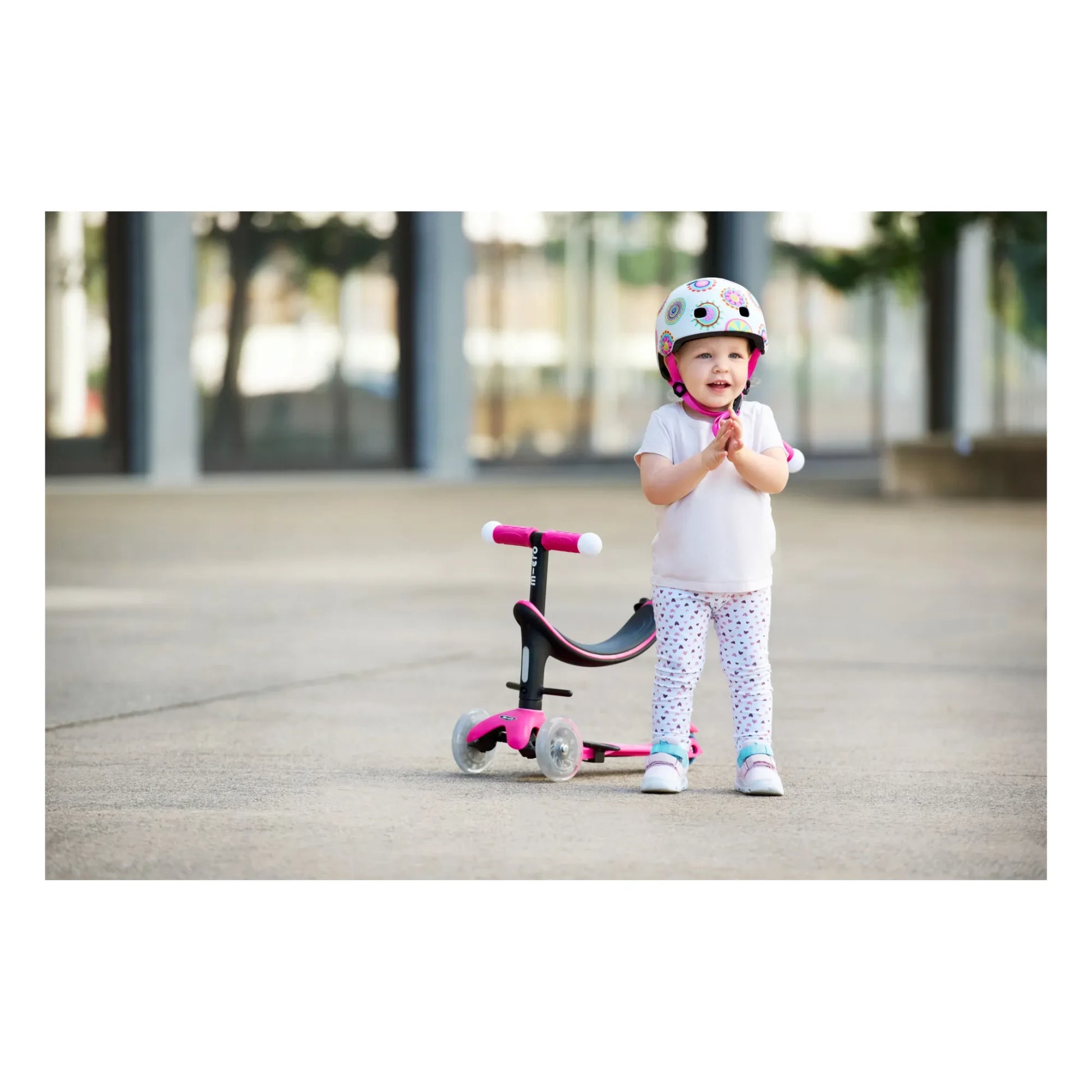 Micro - Mini 3in1 LED scooter | Raspberry Red