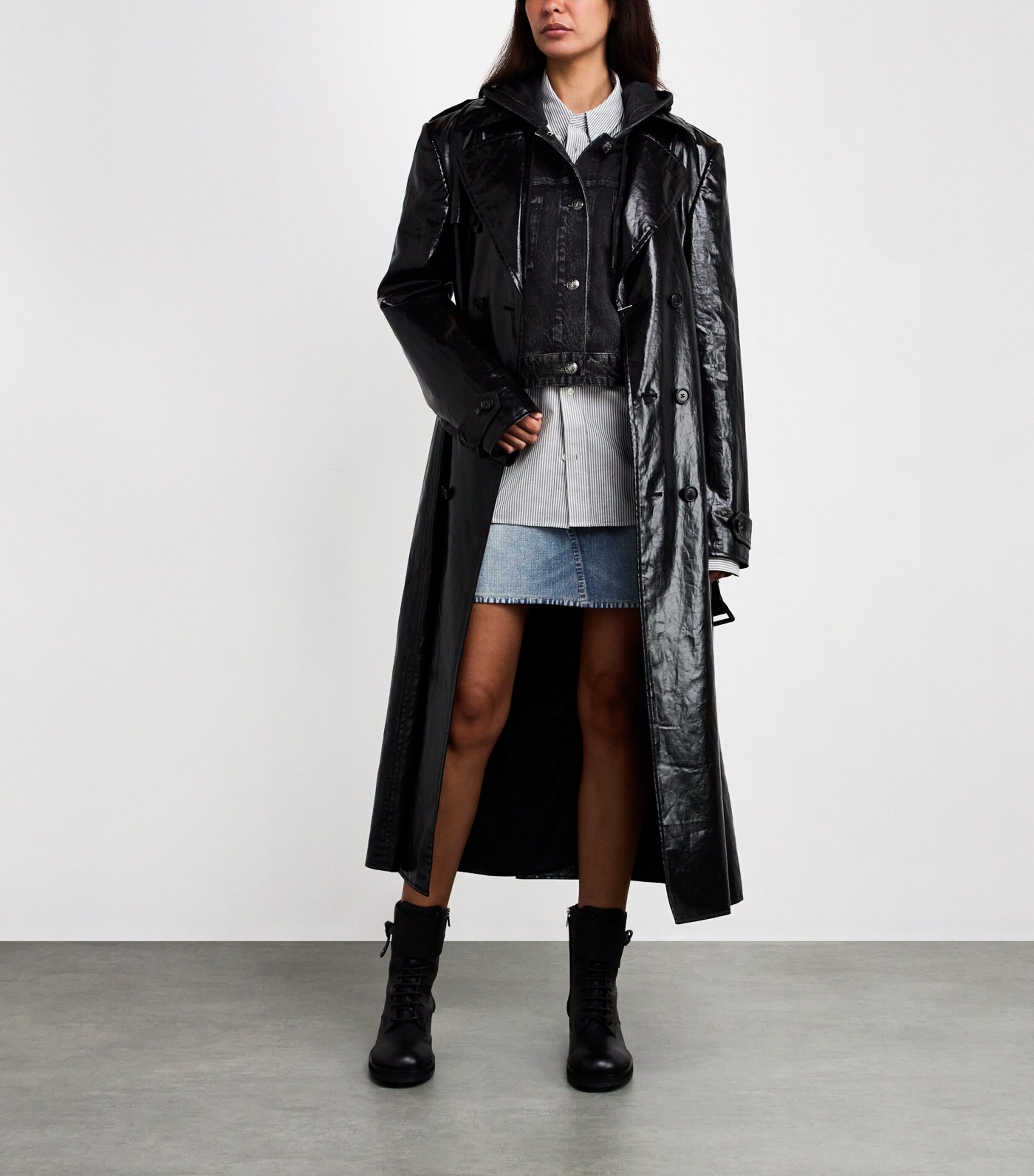 Blue Miramar Mini Skirt