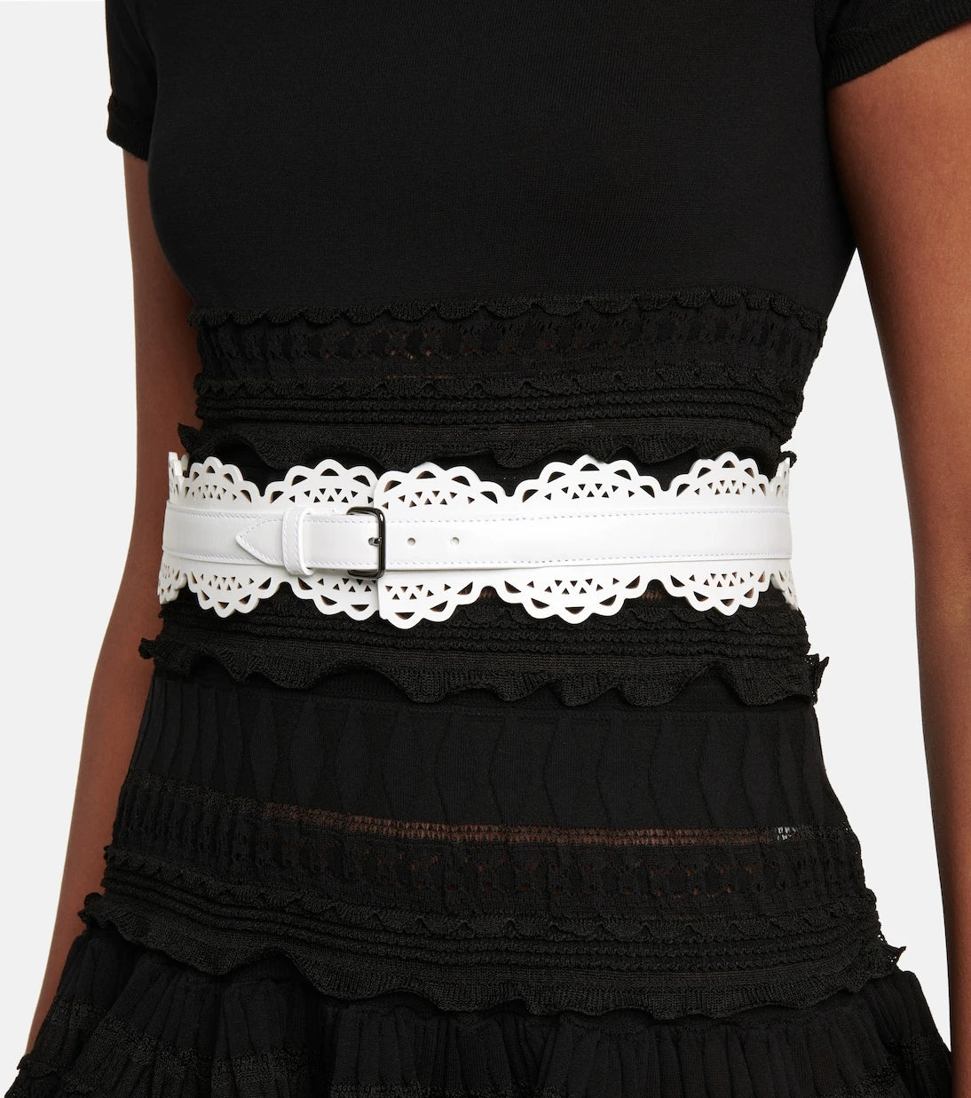 Alaïa - Laser-cut leather belt